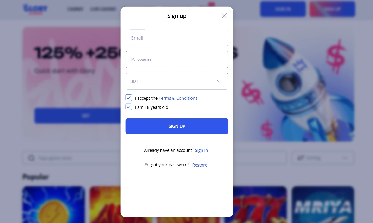 New to Glory? Here’s How to Register an Account in Minutes New to Glory? Here’s How to Register an Account in Minutes